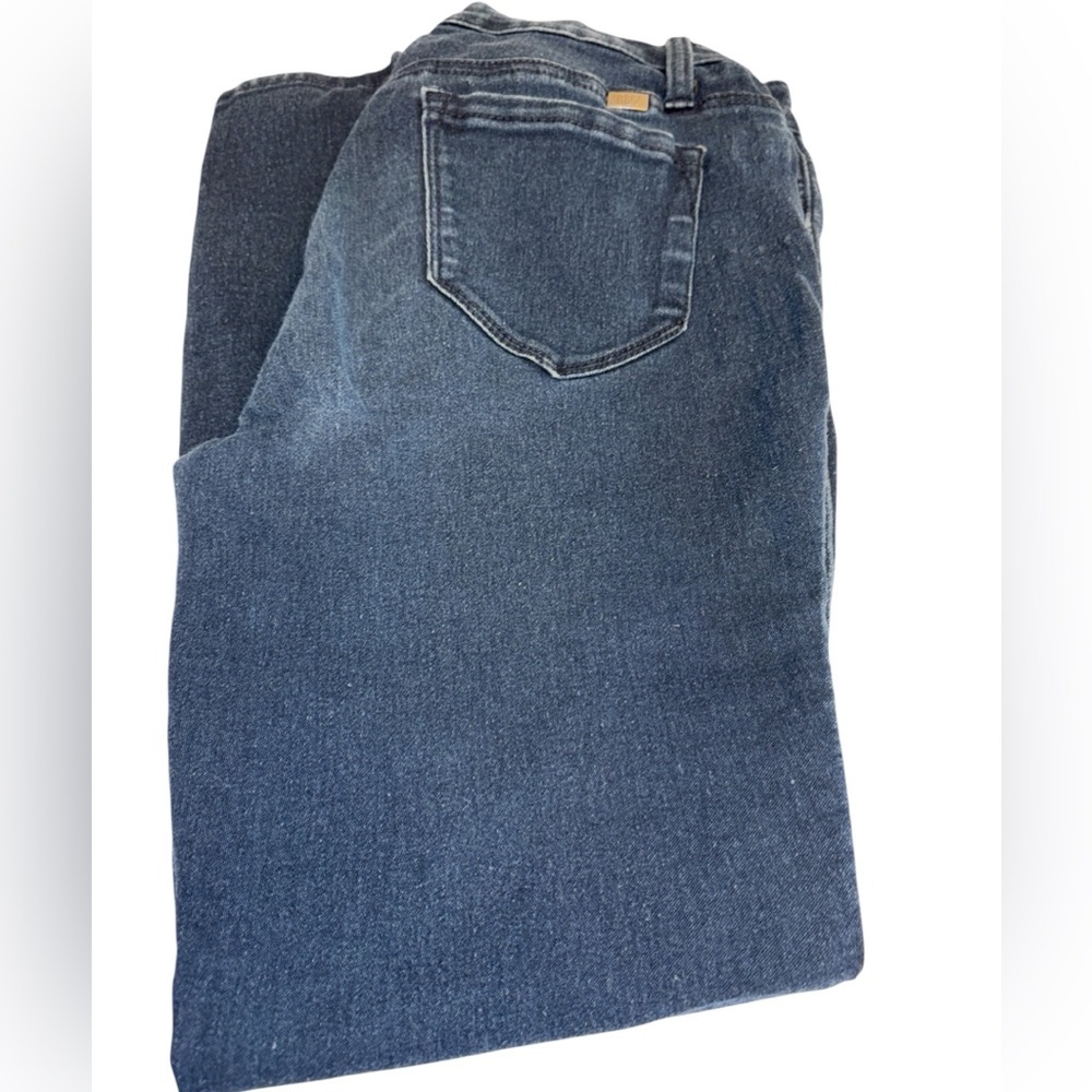 1822 Denim jeans ankle length button/zip front/back pockets dark wash size 6